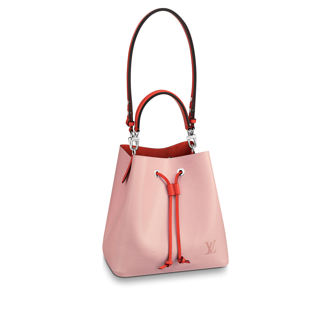 Louis Vuitton NEONOE MM Bucket Bag Epi Leather M54370 Rose Ballerine